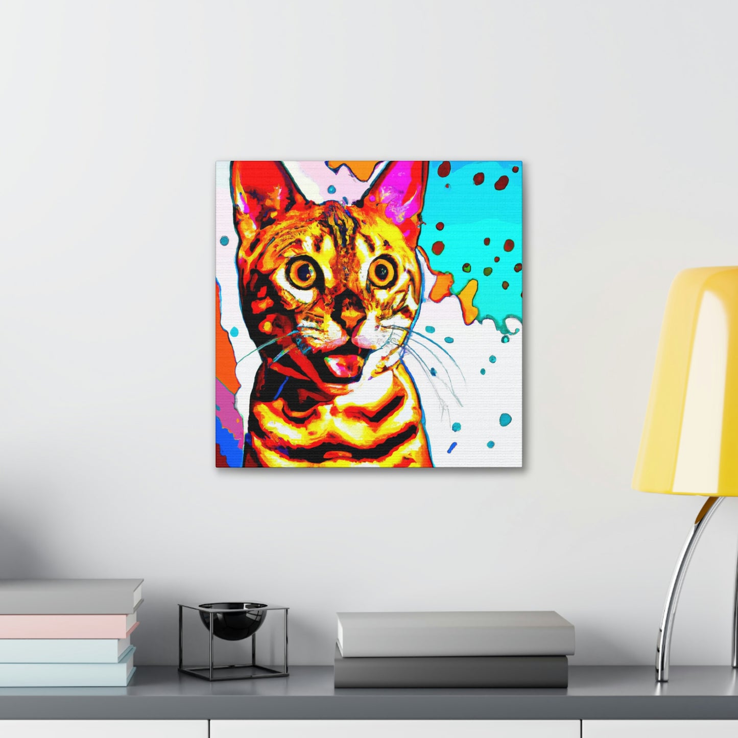 Bengal in Pop Art - Canvas