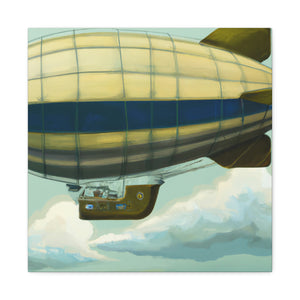 "Blimp in Neoclassicism" - Canvas