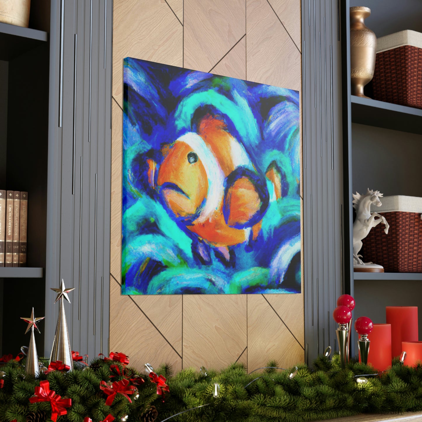 Clownfish in Expressionism - Canvas