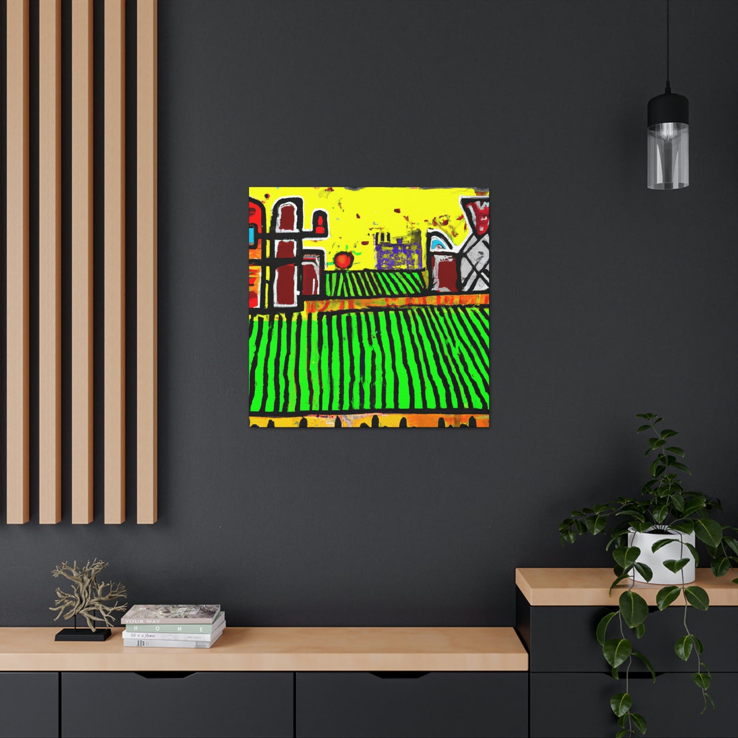 Harvesting Crops Abloom - Canvas