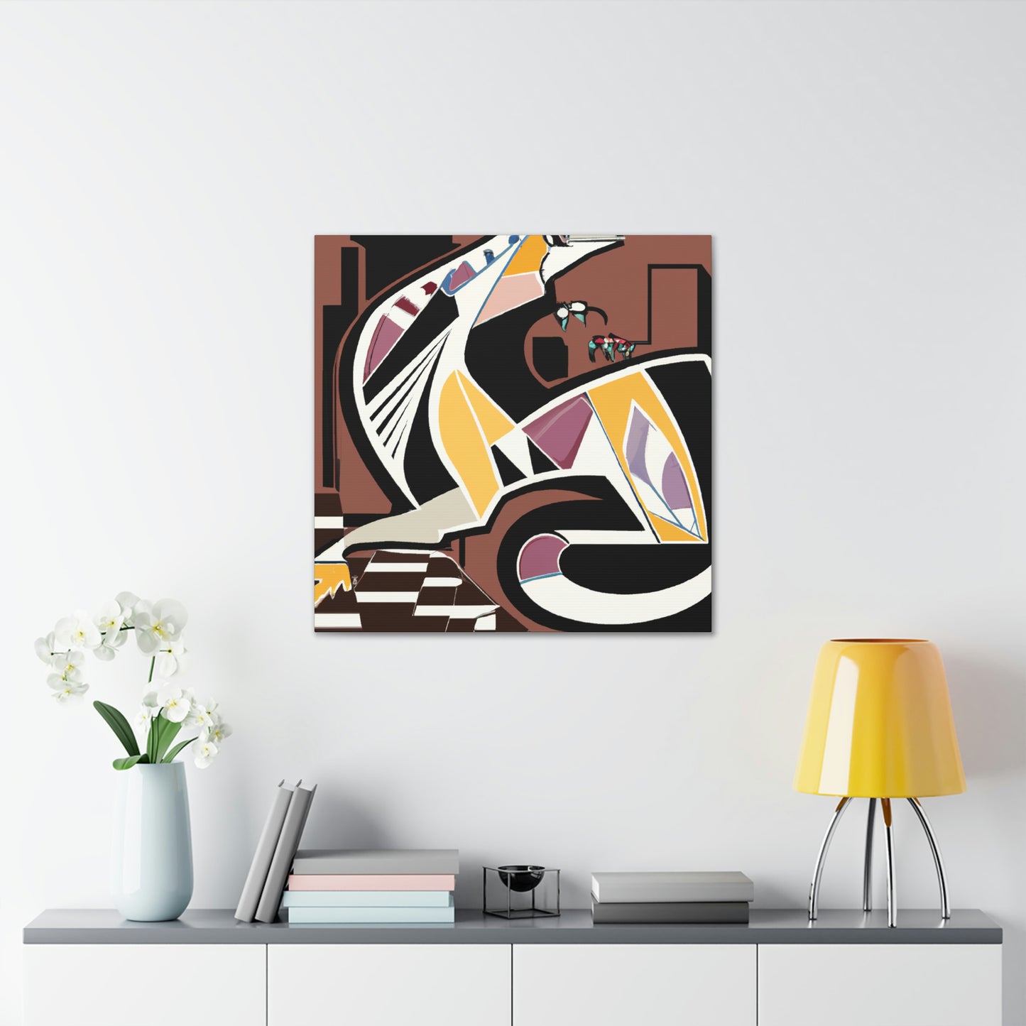 Gila Monster Elegance. - Canvas