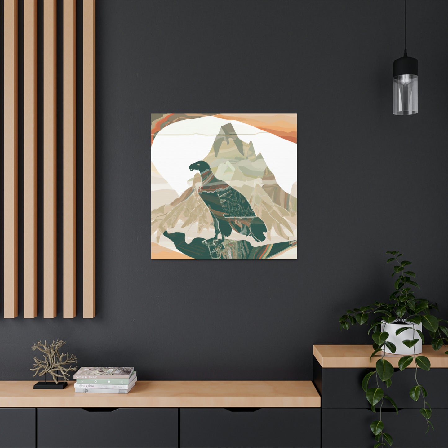 "Condor in Art Deco" - Canvas