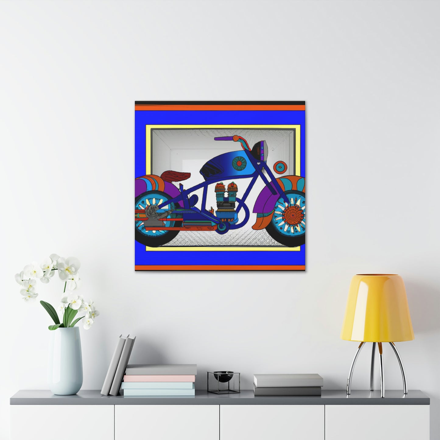 "Speeding Down Art Deco" - Canvas