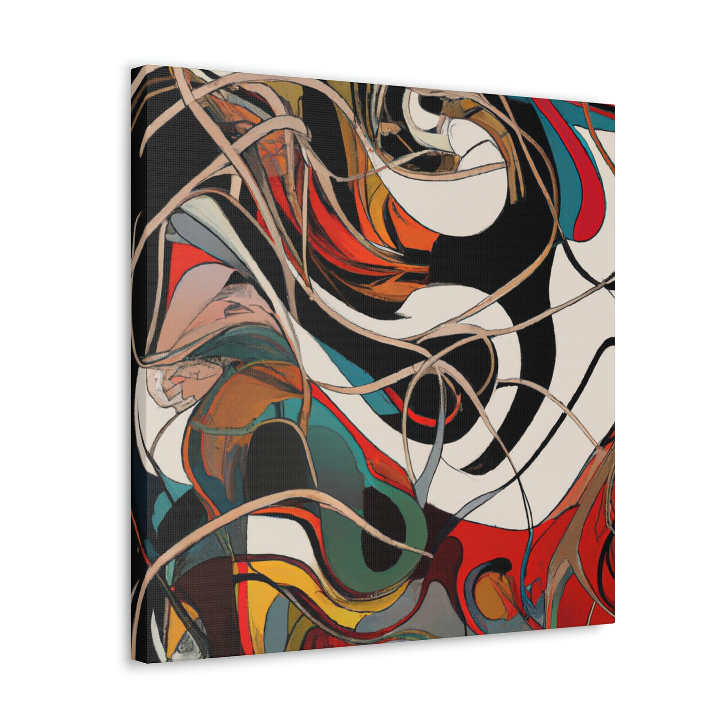 "Awe-Filled Brushstroke Symphony" - Canvas