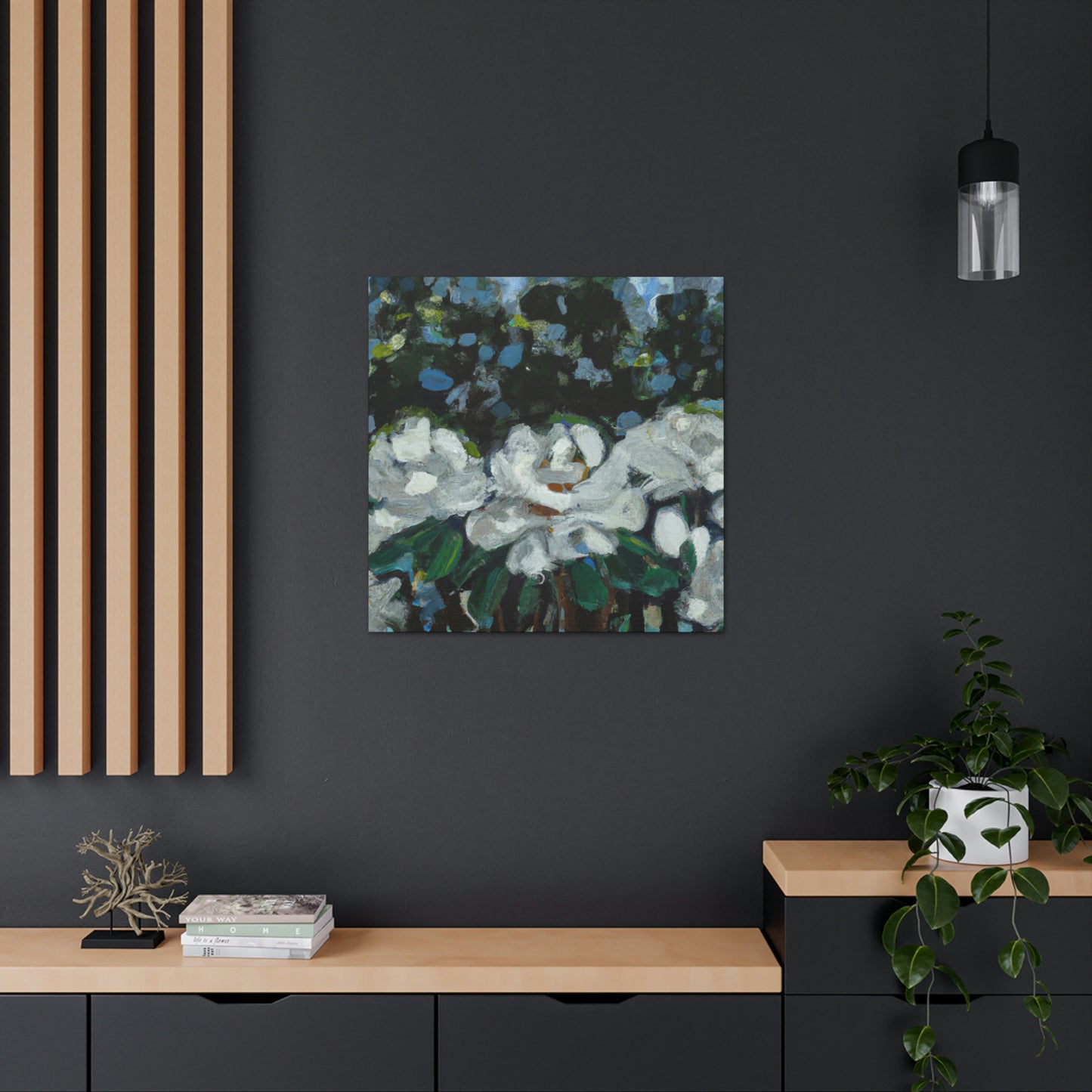 "Gardenia Abstraction Dreaming" - Canvas