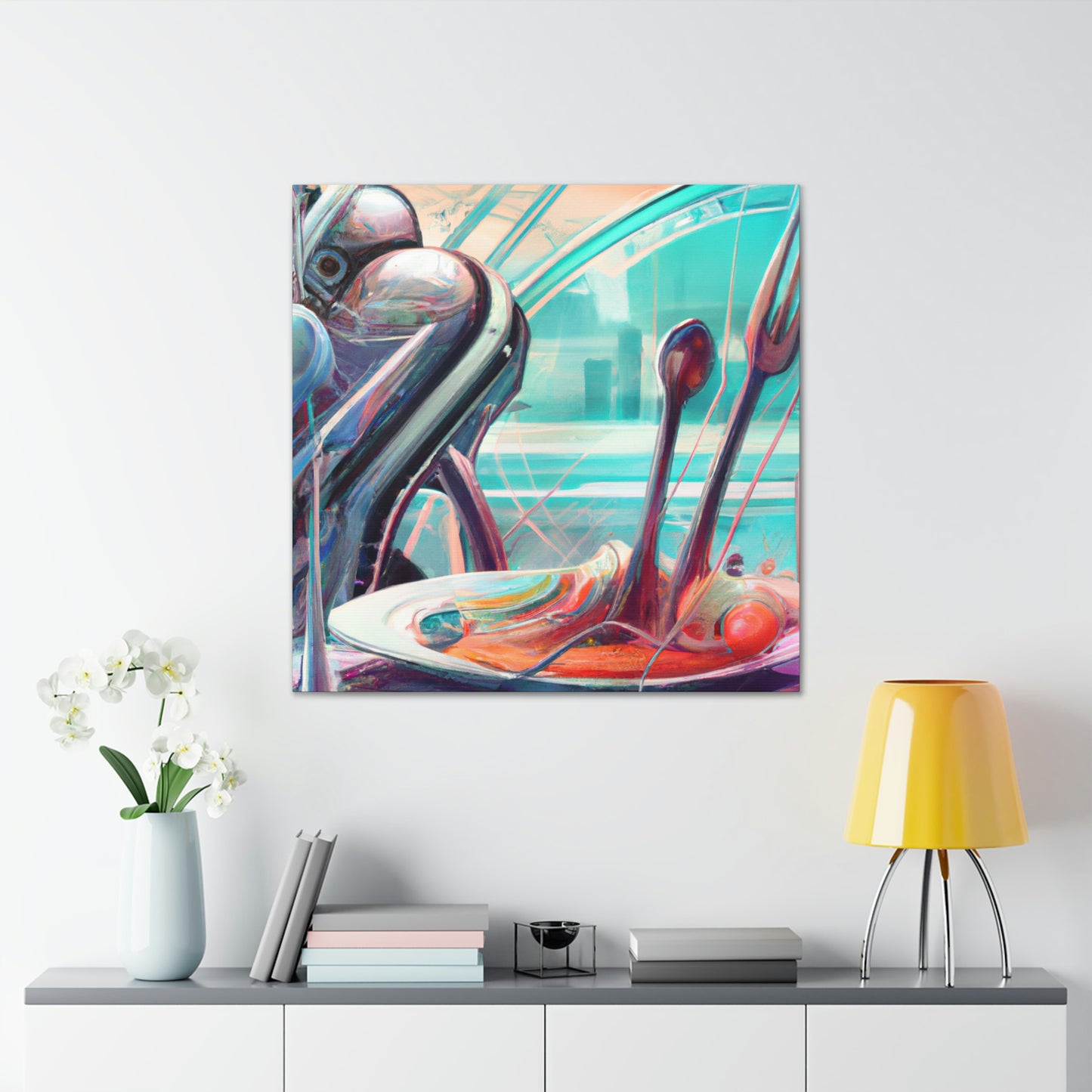 Silverware Reflection Dream - Canvas