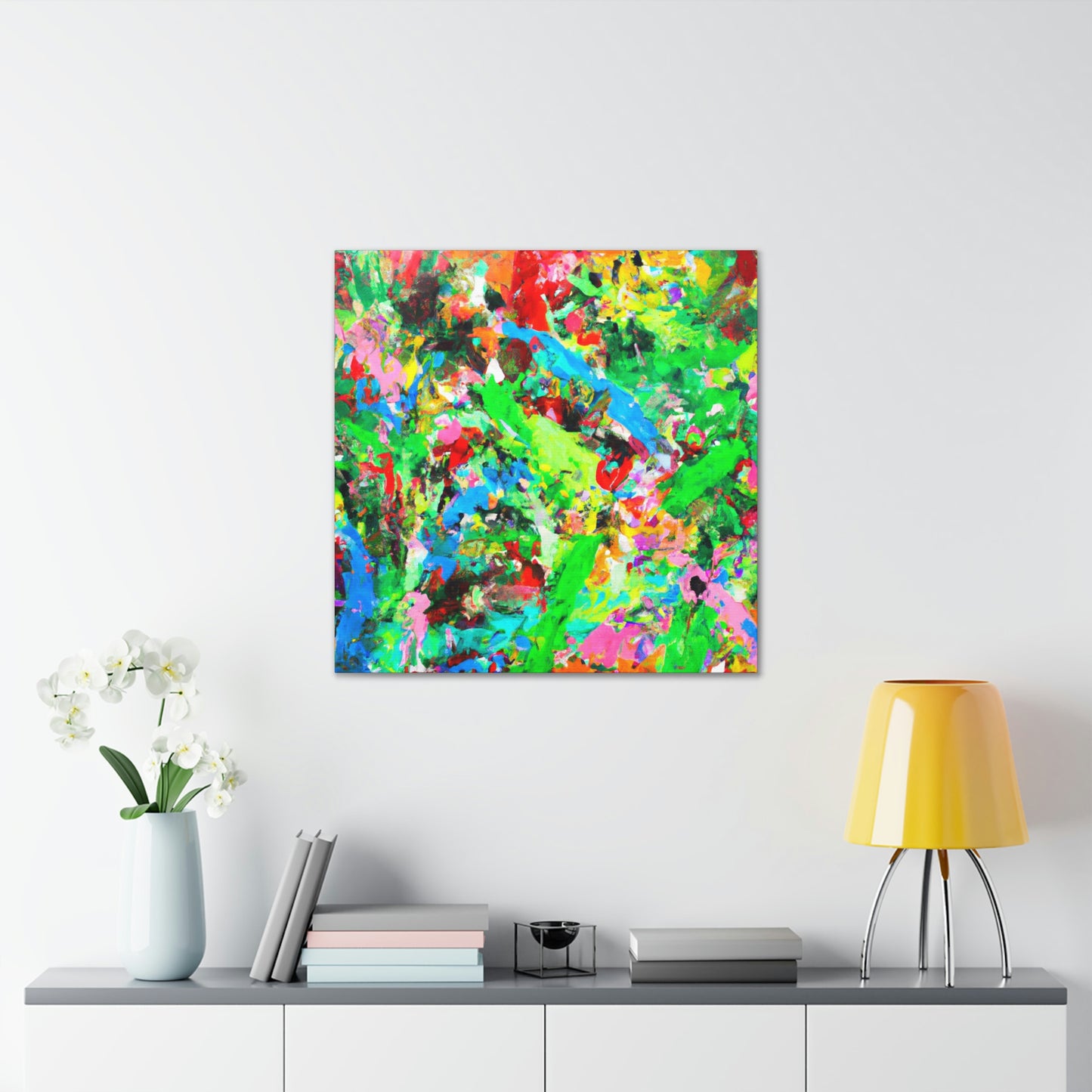 "Colorful Flowing Emotion" - Canvas