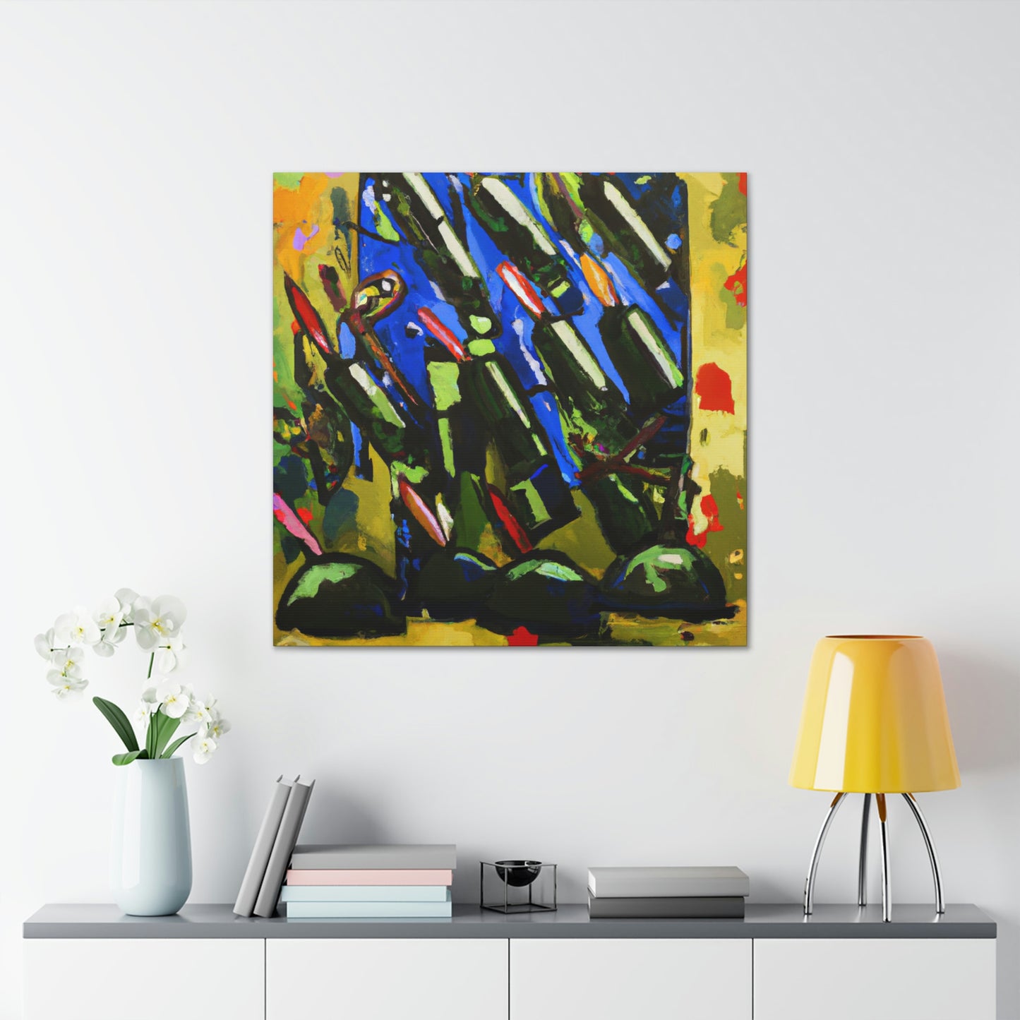 Ammo in Abstract Art - Canvas