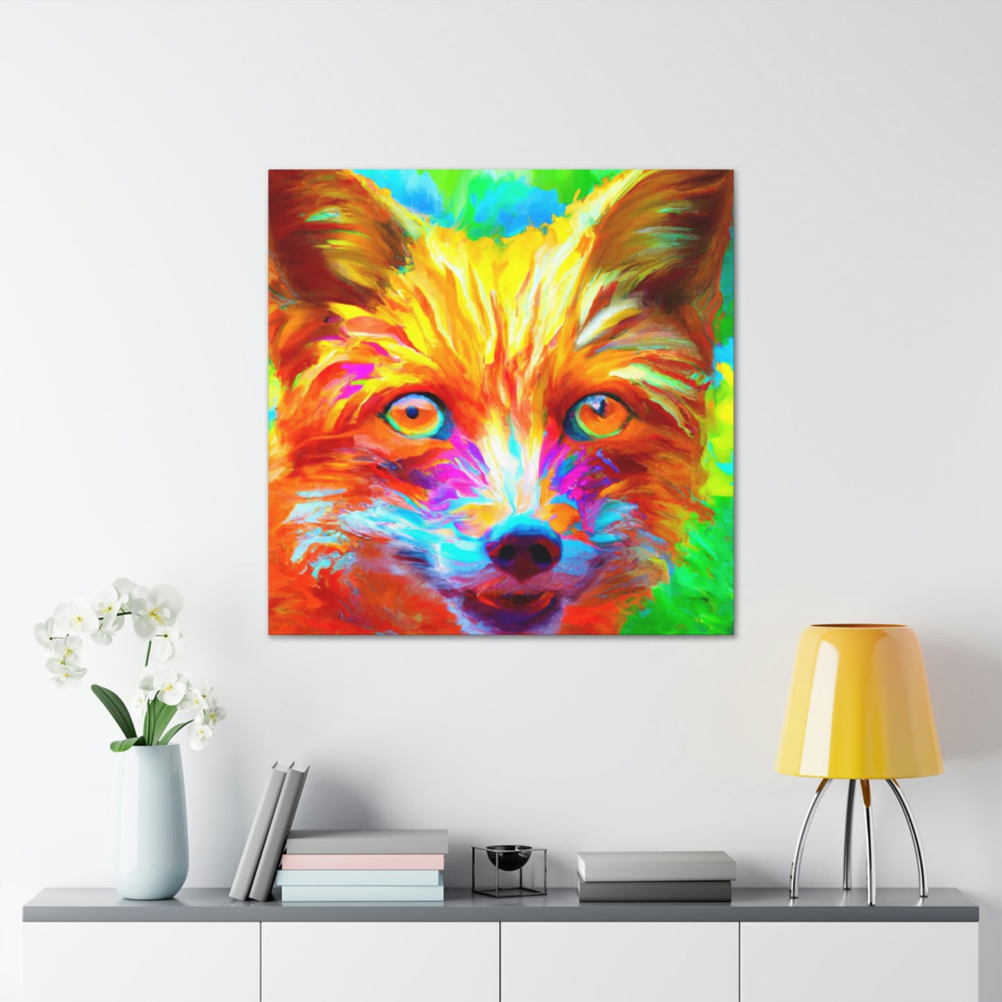 "The Dhole in Color" - Canvas