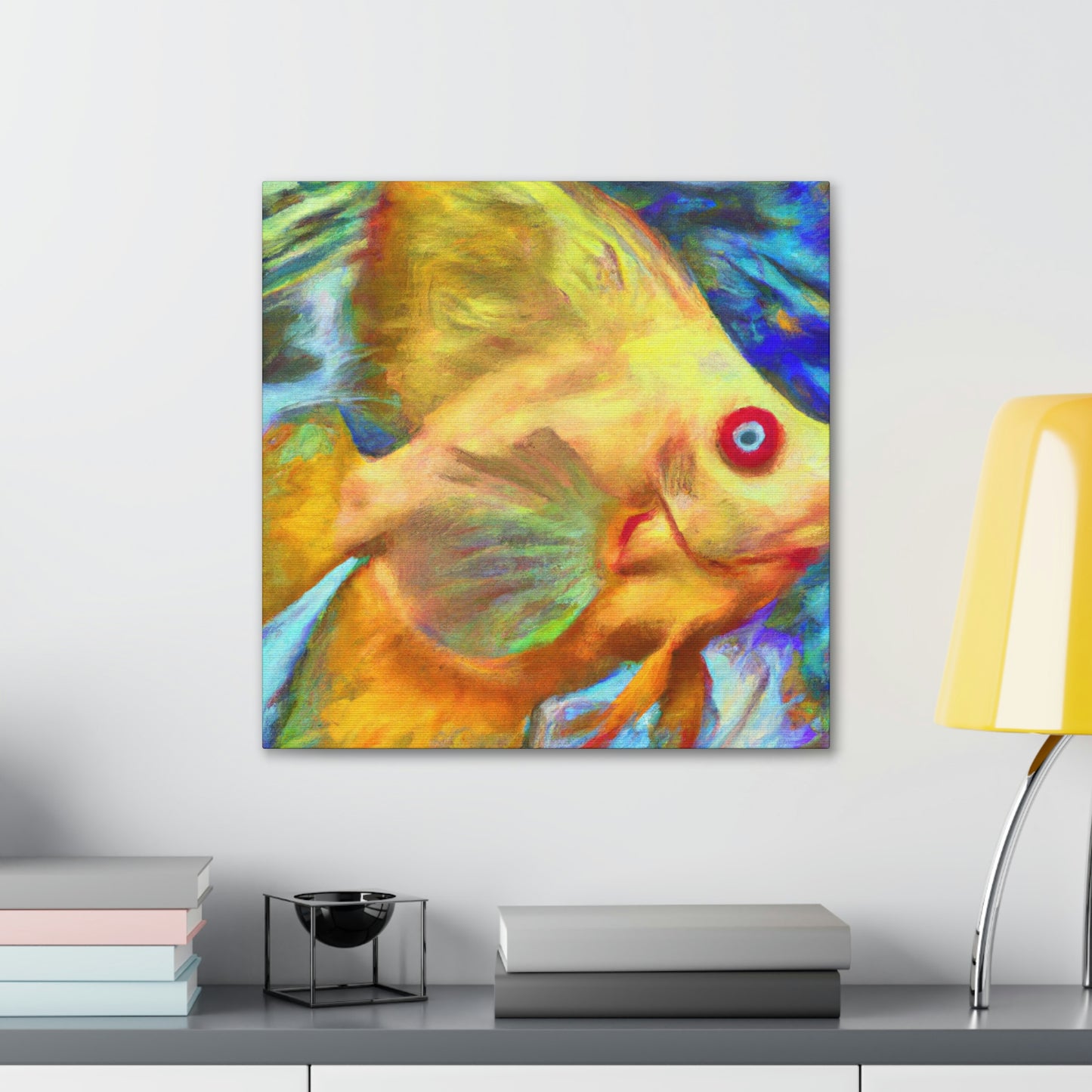 "Angelic Fish Dreamscape" - Canvas