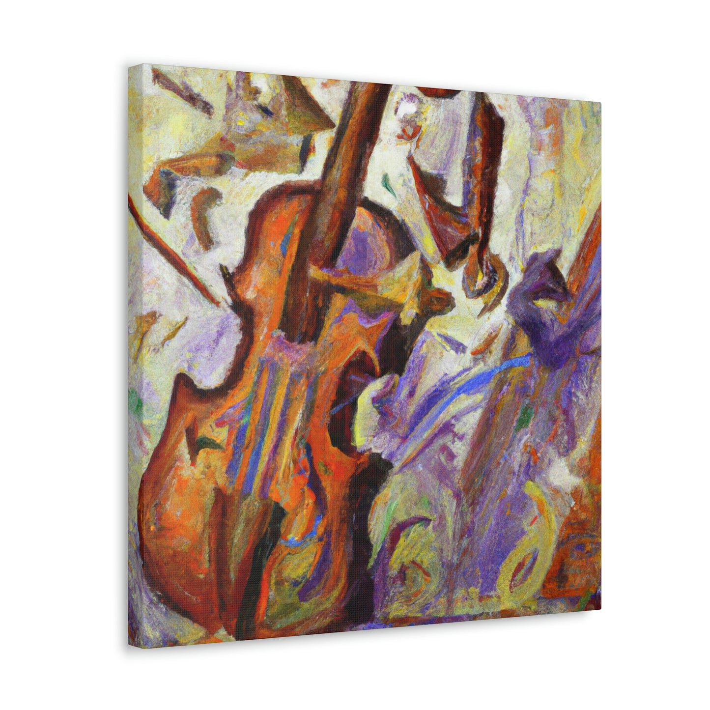 "The Violin's Symphony" - Canvas