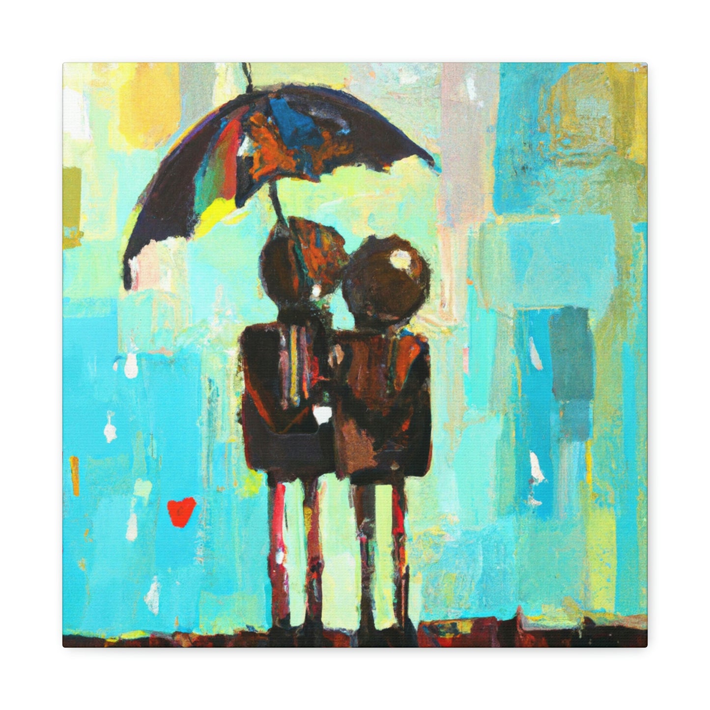 Love in the Rain - Canvas