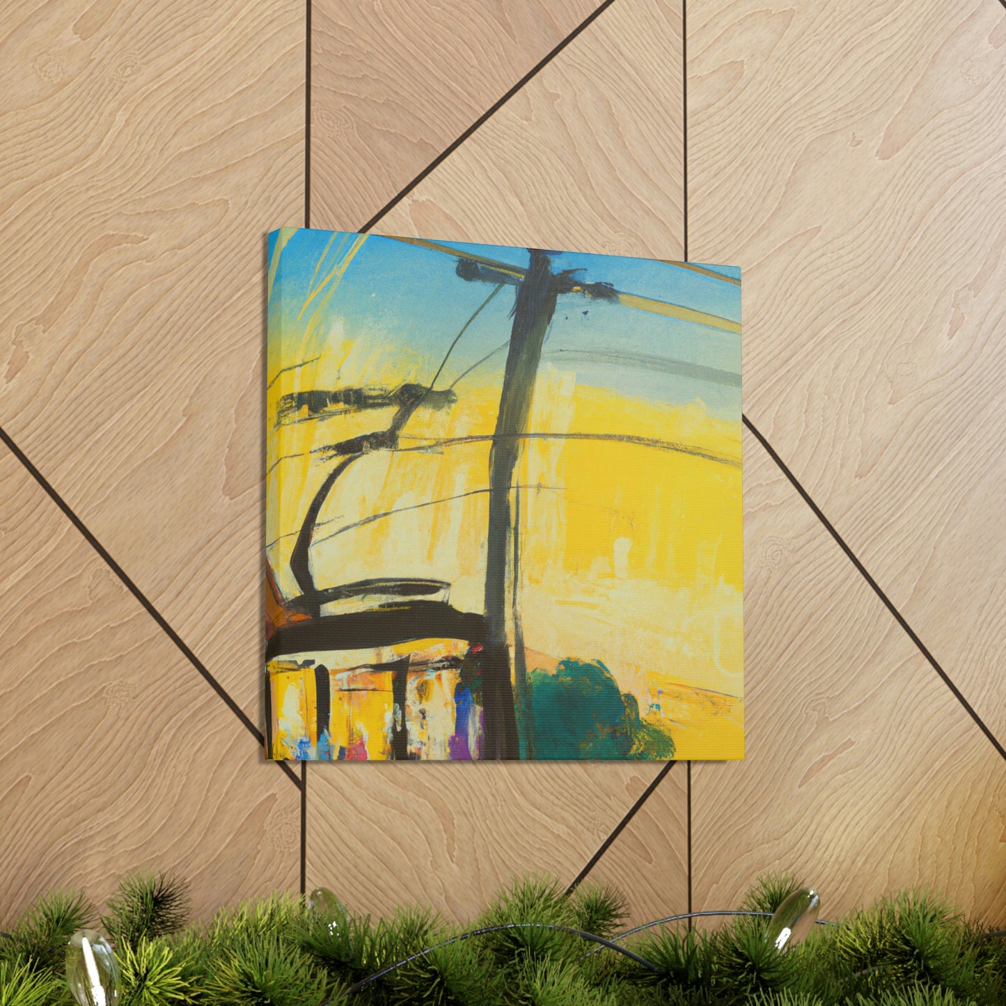 "Cable Car Expressionsim" - Canvas