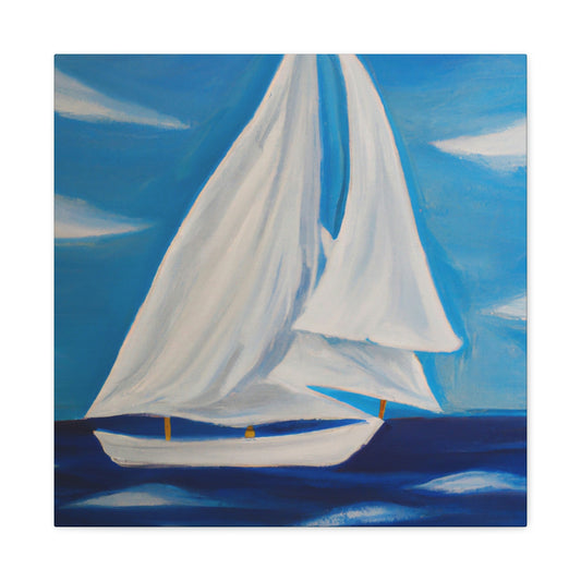 Sailing Into Simplicity. - Canvas