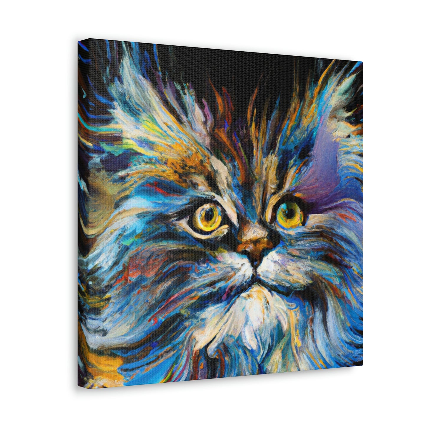 Maine Coon Expressionism - Canvas