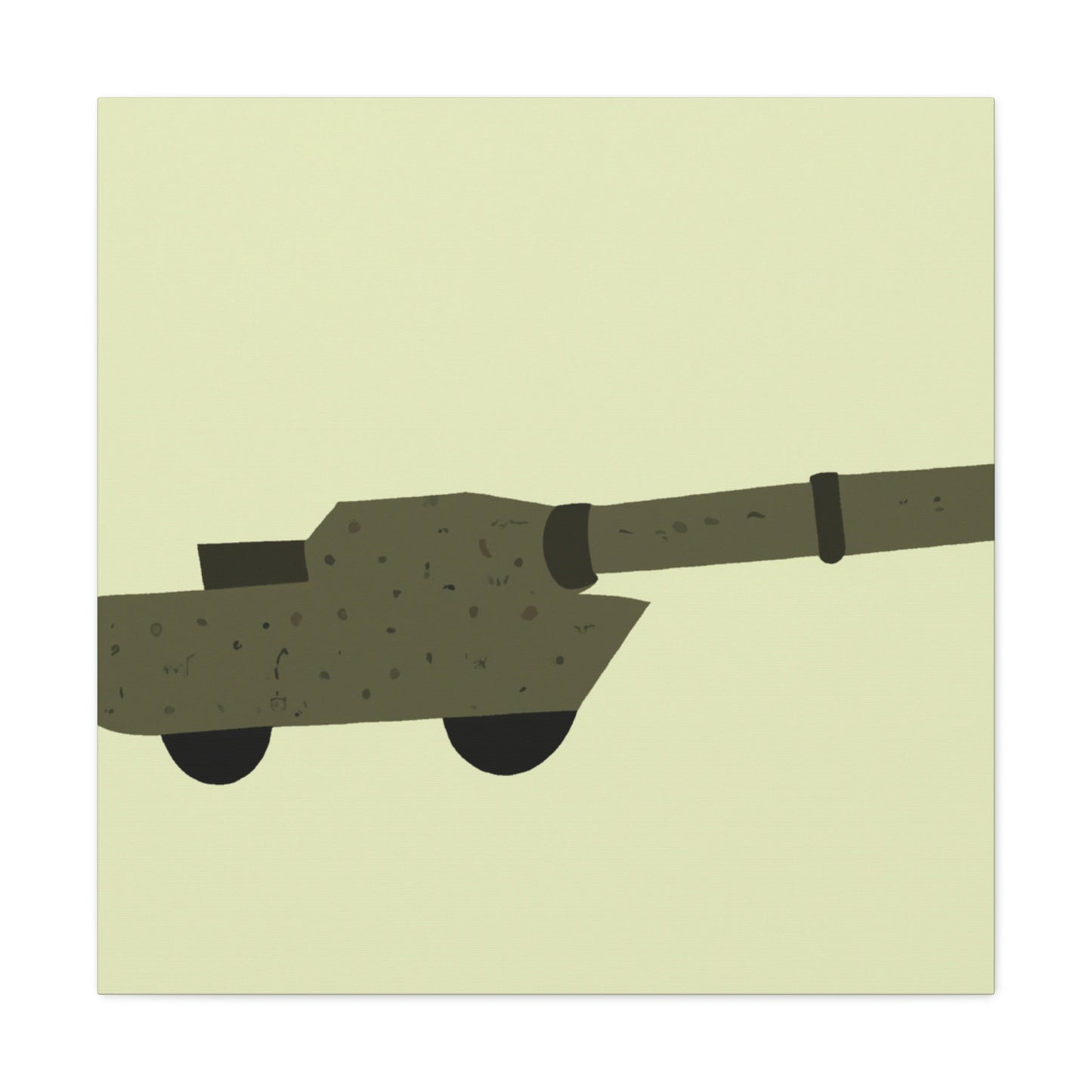 "Gun Minimalism Tranquility" - Canvas