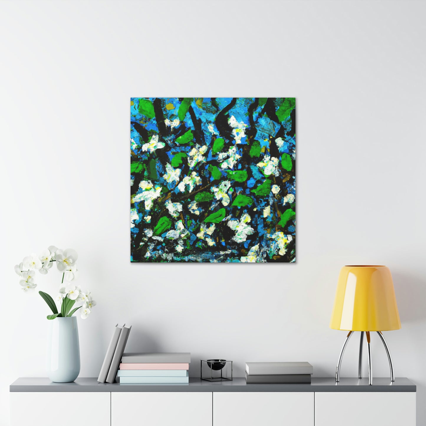 Jasmine's Colorful Frenzy - Canvas