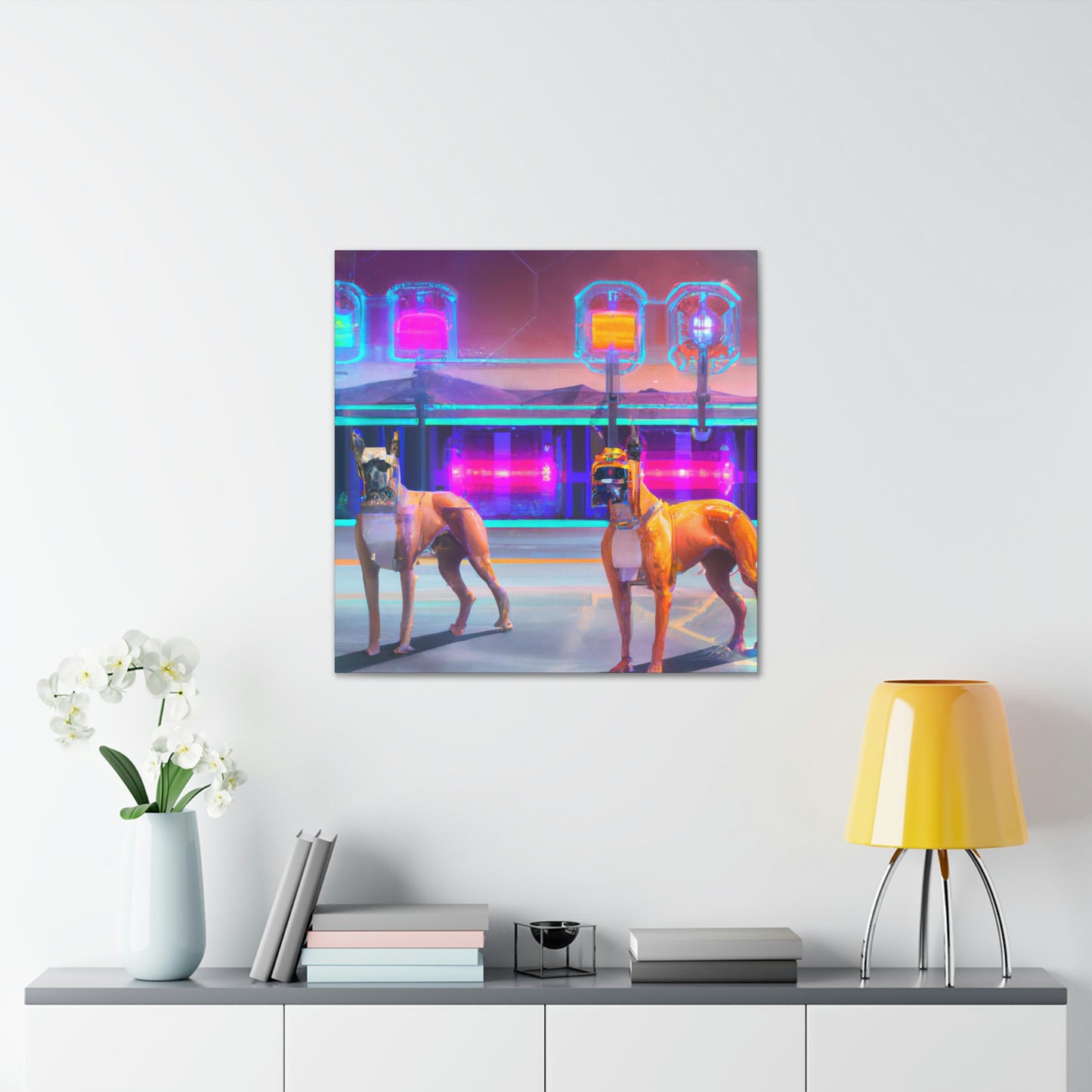 "Champion Boxer Triumphant" - Canvas