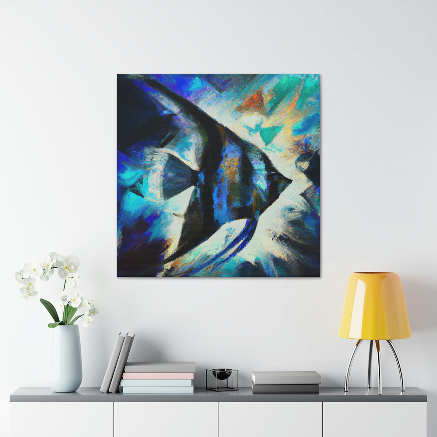 Angelic Fishes Dreaming - Canvas