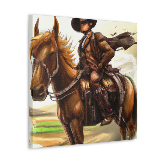 Pony Express Surrealism - Canvas