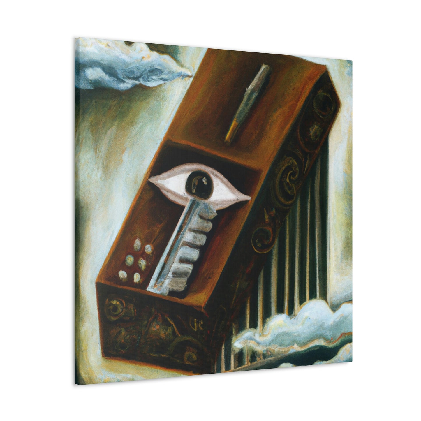 Harmonica's Psychedelic Melody - Canvas