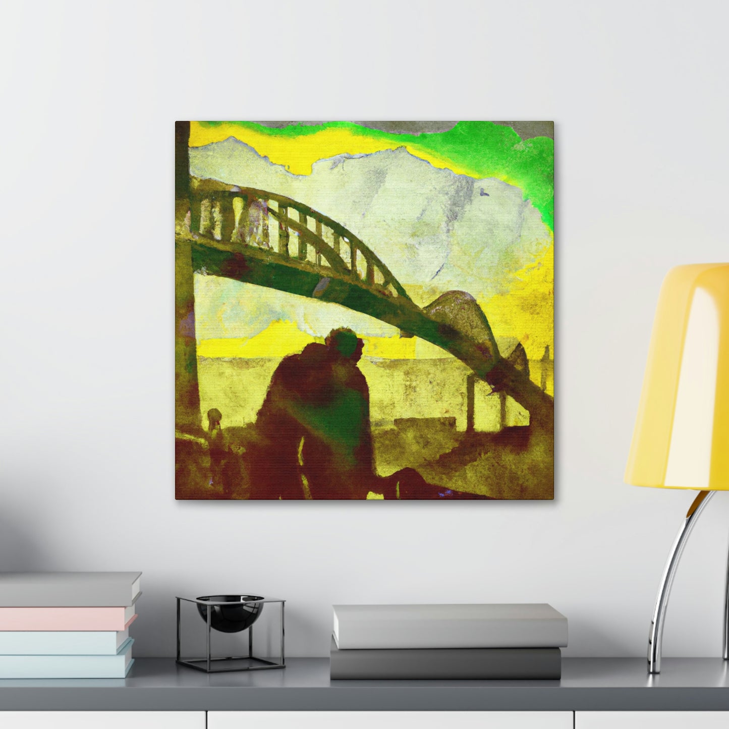 Love Bridge in Bloom - Canvas