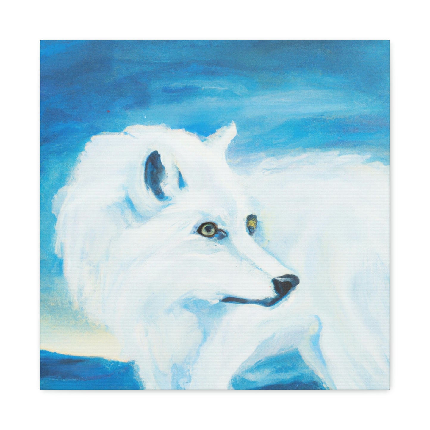 Arctic Wolf Creation - Canvas