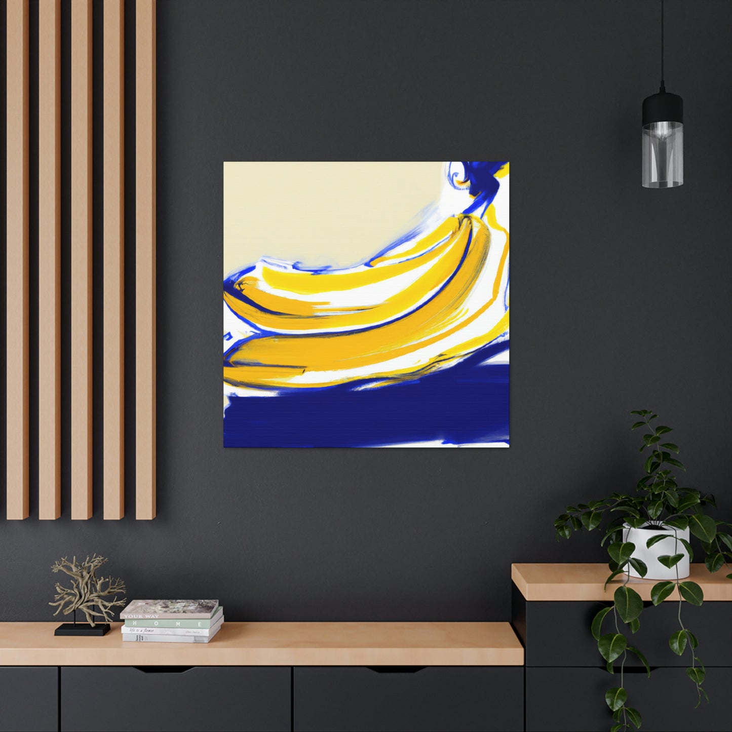 "Banana in Expressionism" - Canvas