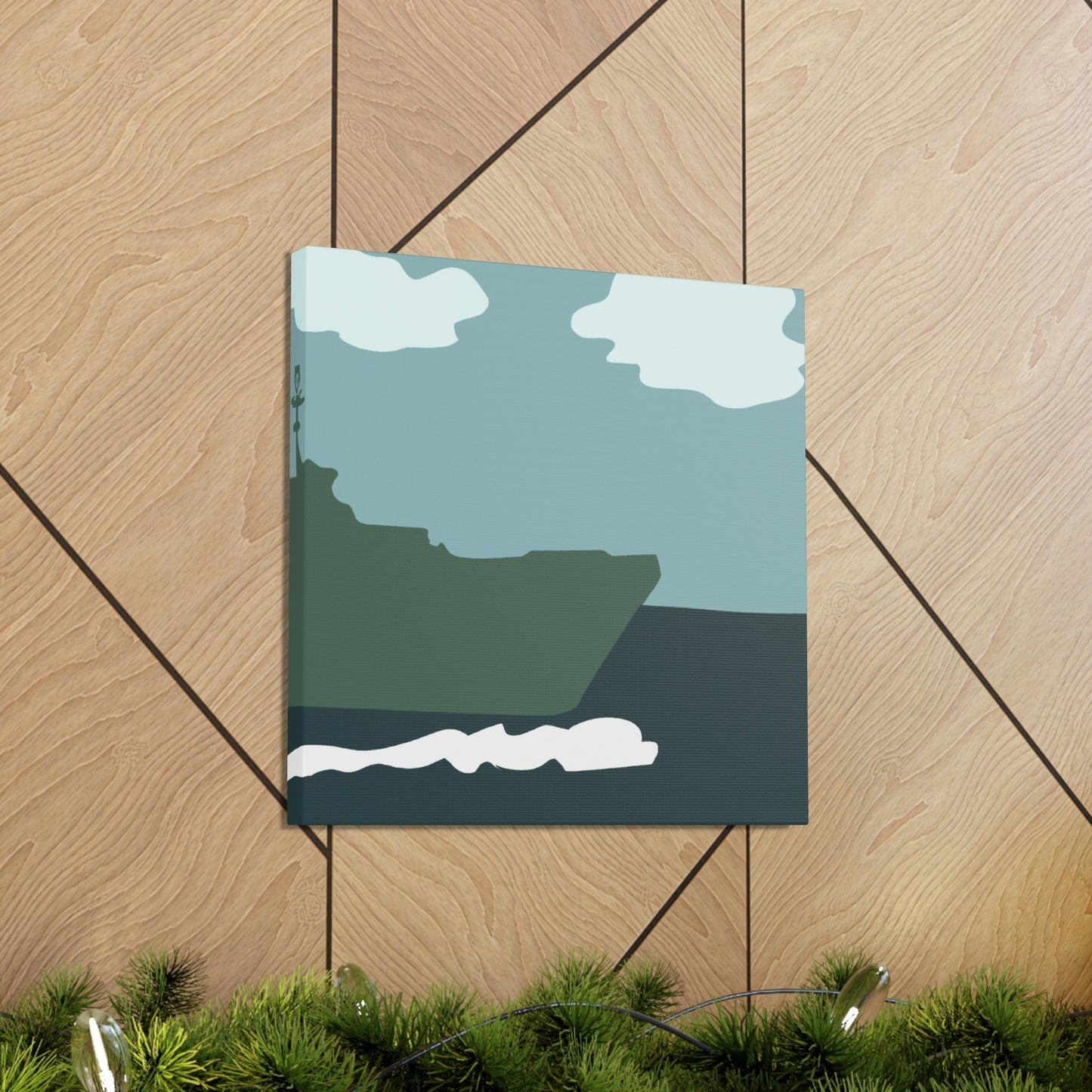 Marine Minimalism Scene - Canvas