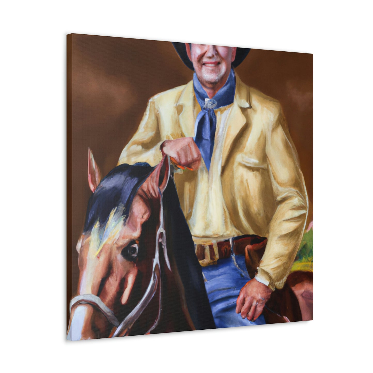 "Ranch Hand's Elegance" - Canvas