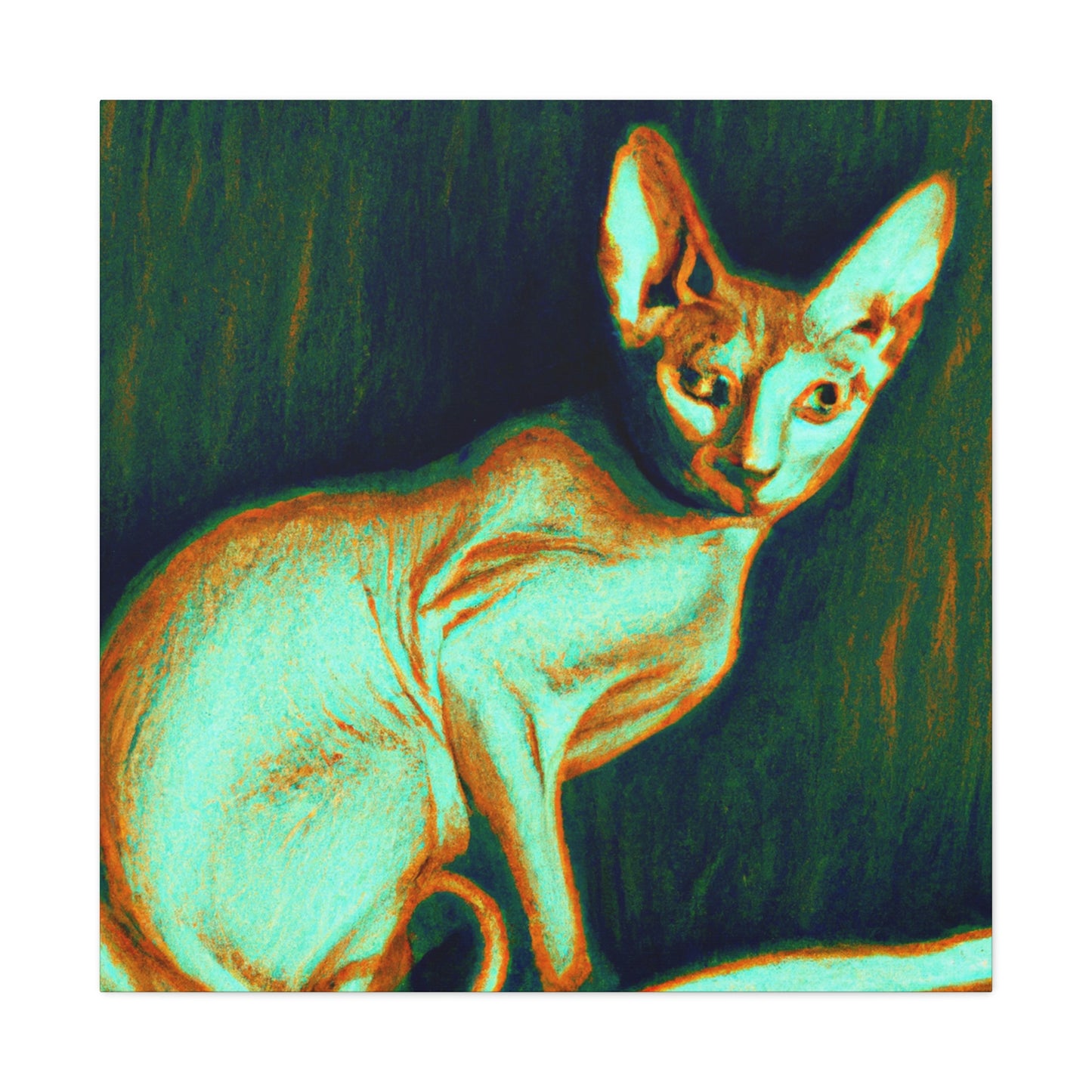 Sphynx in Expressionism - Canvas