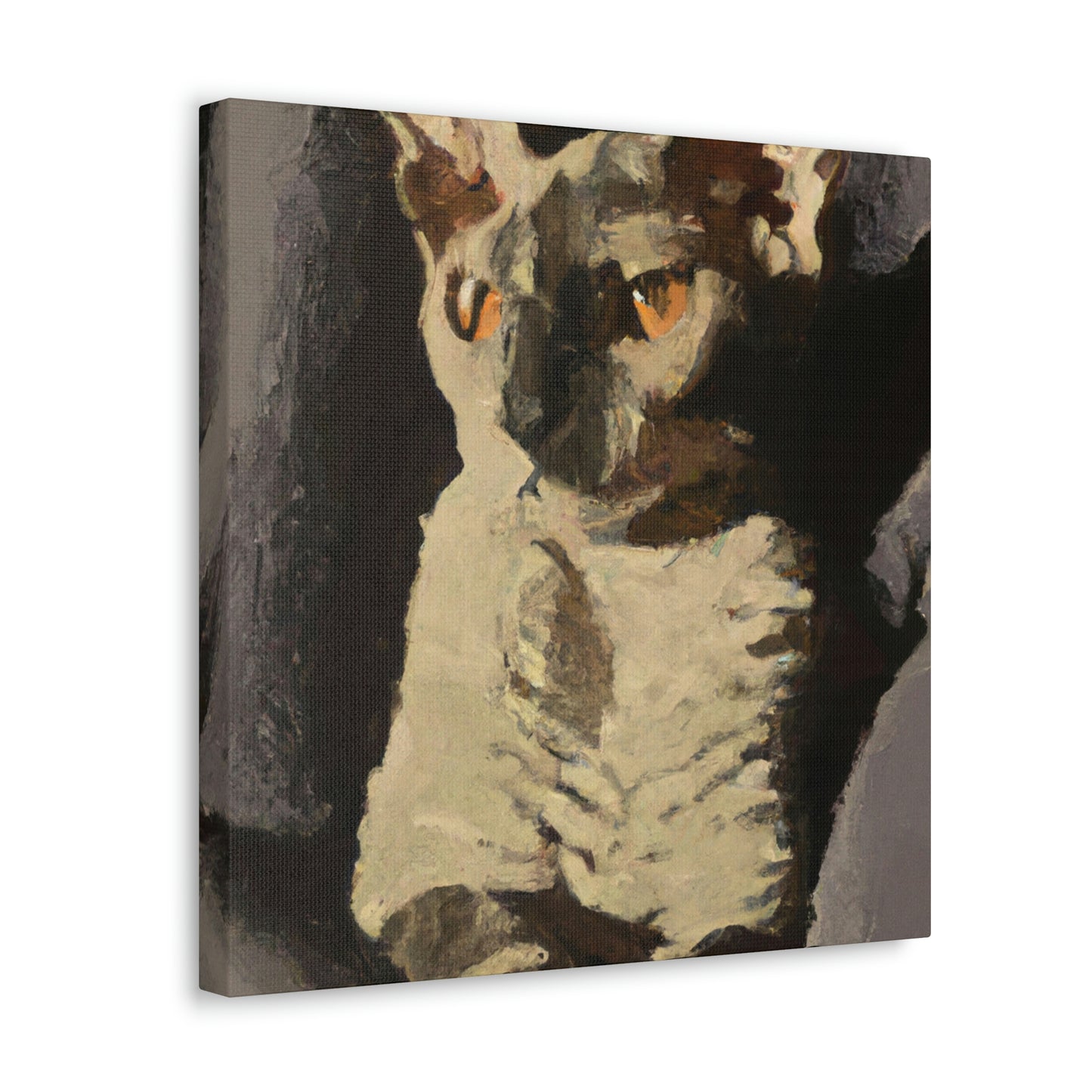 "Devon Rex Dreamscape" - Canvas