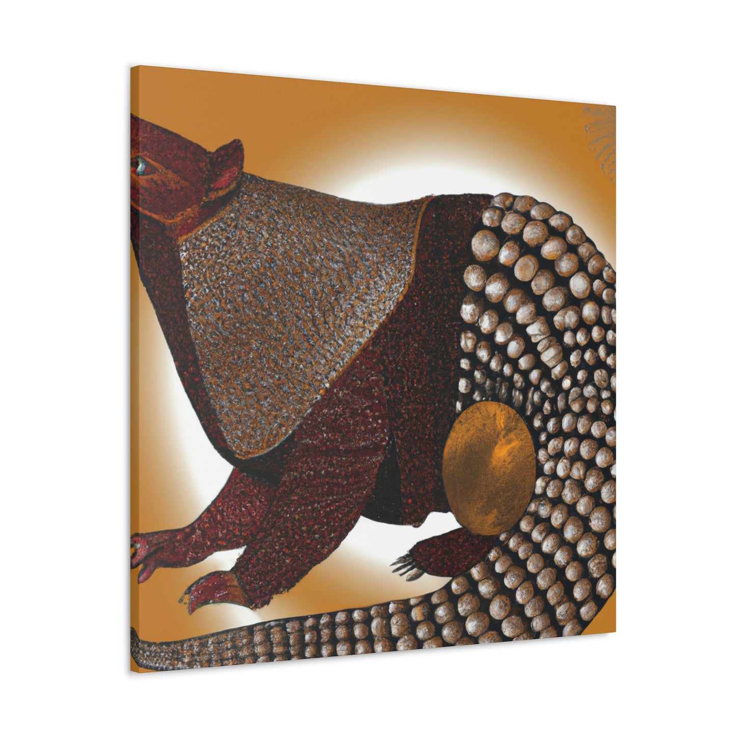 "Sparkling Pangolin Splendor" - Canvas