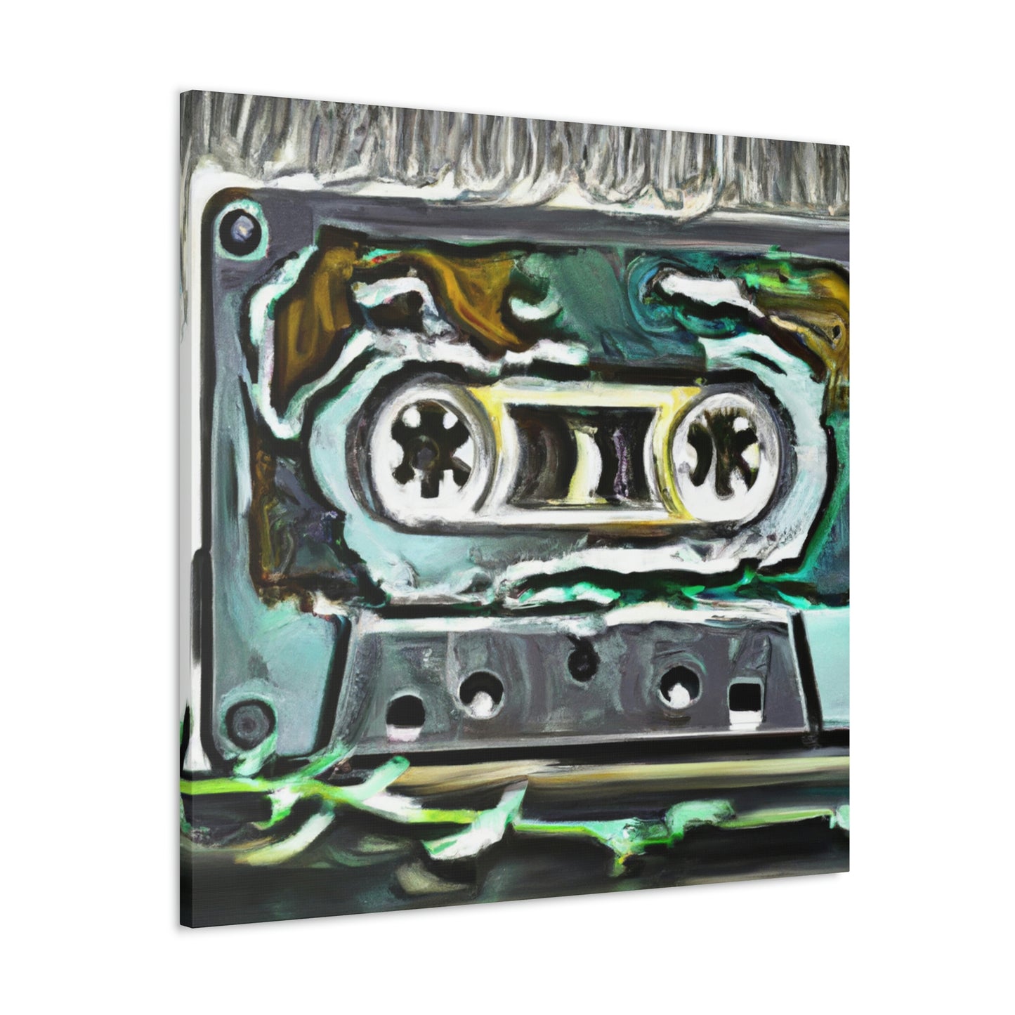 "Tape Memory Revival" - Canvas