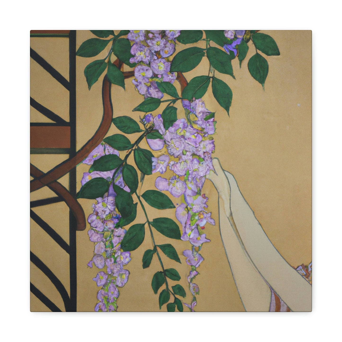 "Wisteria's Lavish Luster" - Canvas