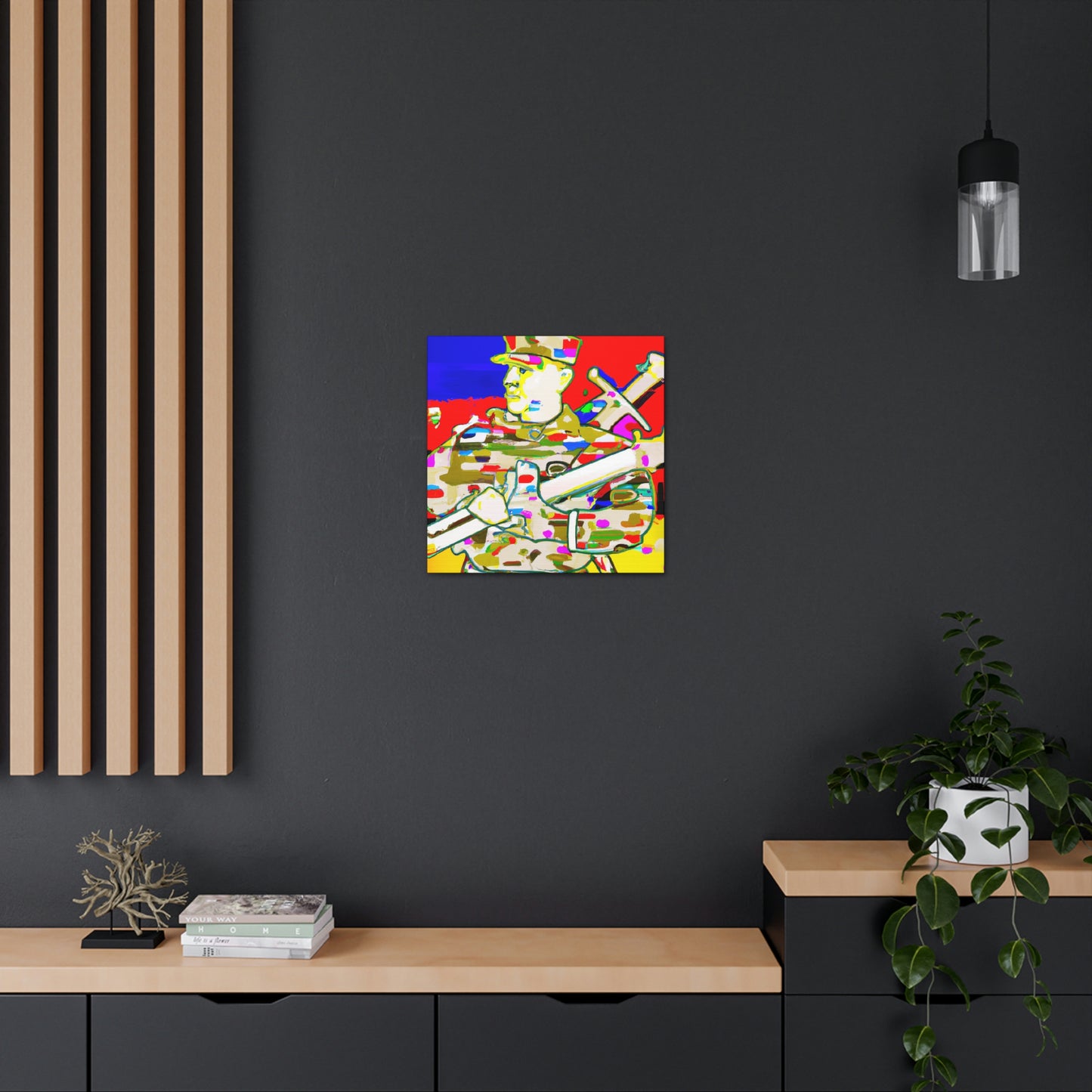 "Artilleryman in Splendor" - Canvas