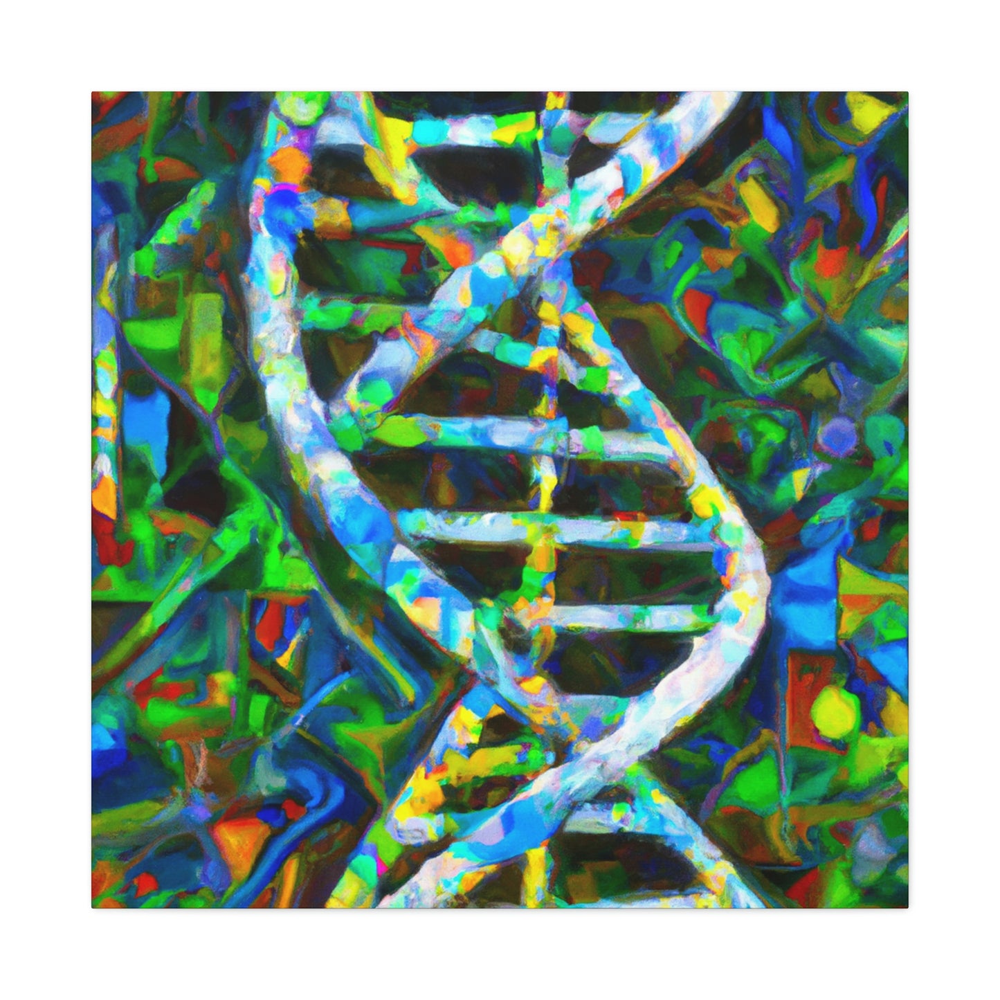 "Chromosomal Color Harmony" - Canvas