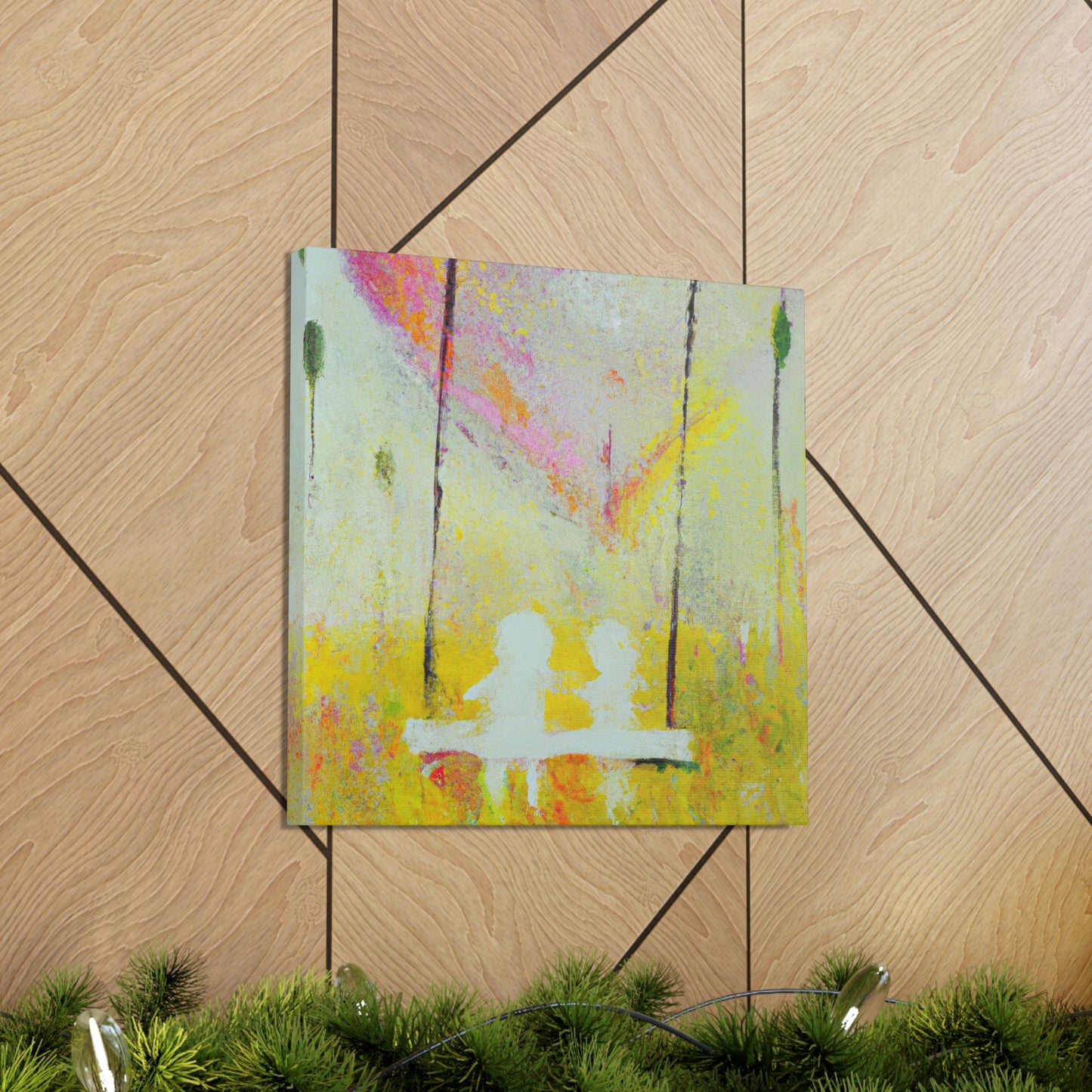 Love on the Swing - Canvas