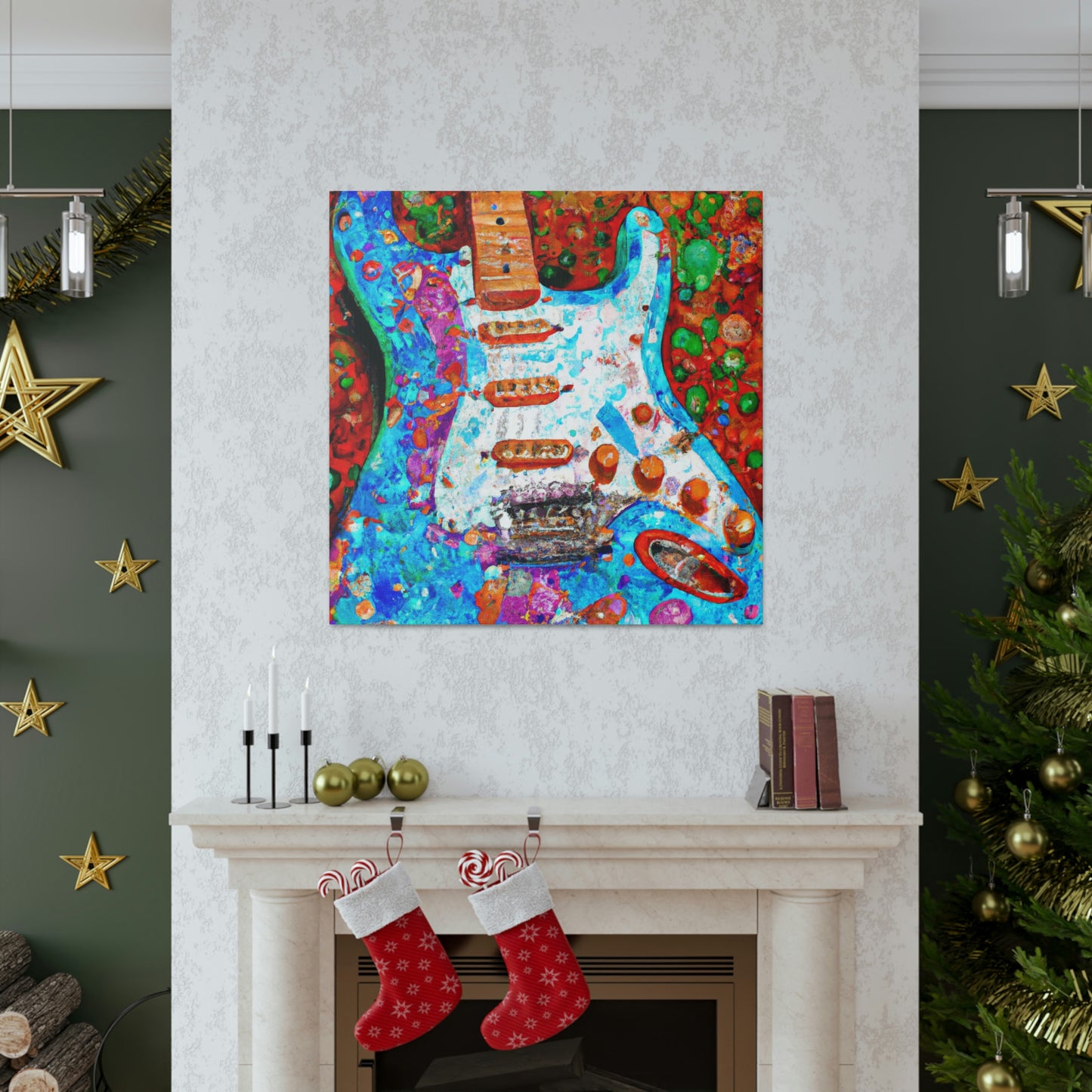 Fender's Expressionistic Vision - Canvas