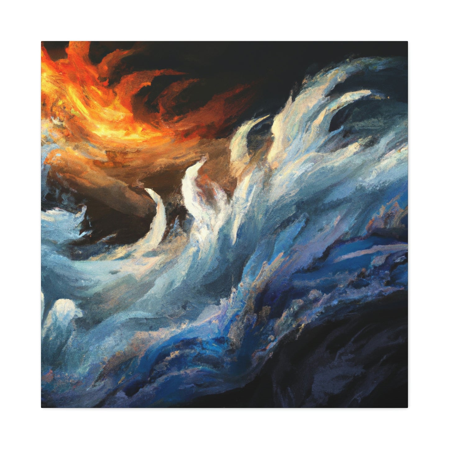 Oceans of Brilliant Hues - Canvas