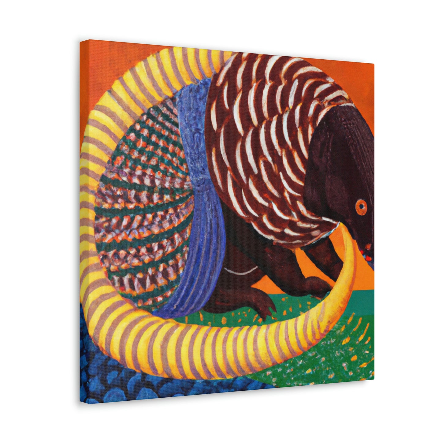 Gilded Pangolin Radiance - Canvas