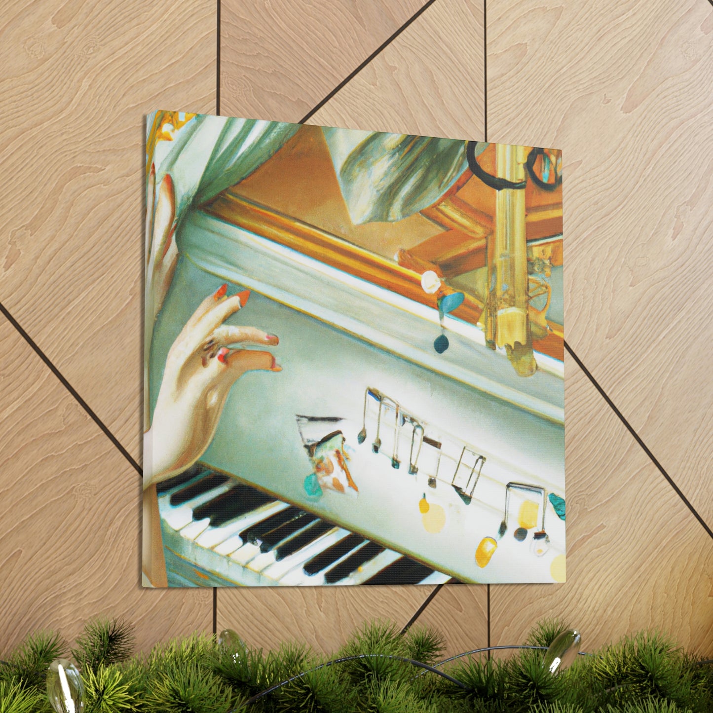 "Piano in the Clouds" - Canvas