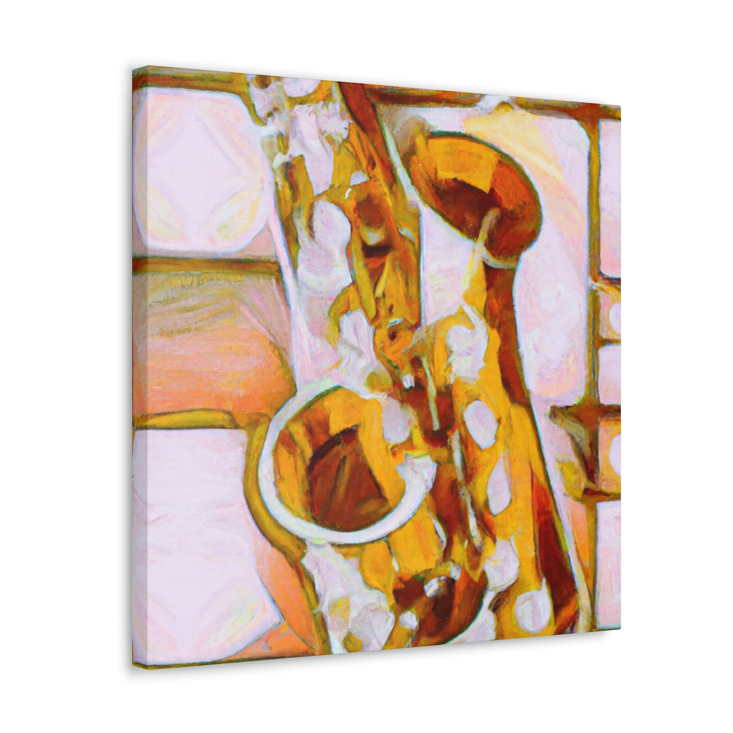 Saxophone's Artistic Soul - Canvas