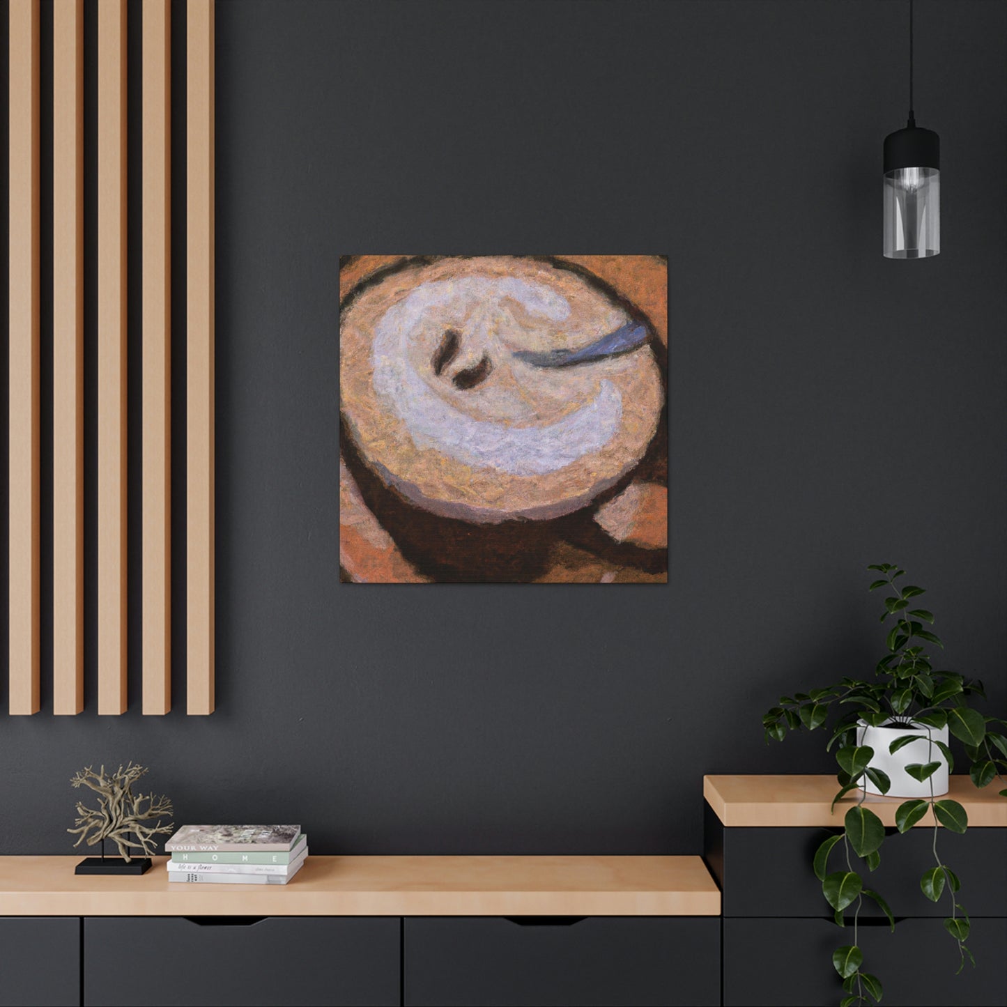 Coffee Swirls Expresssed - Canvas