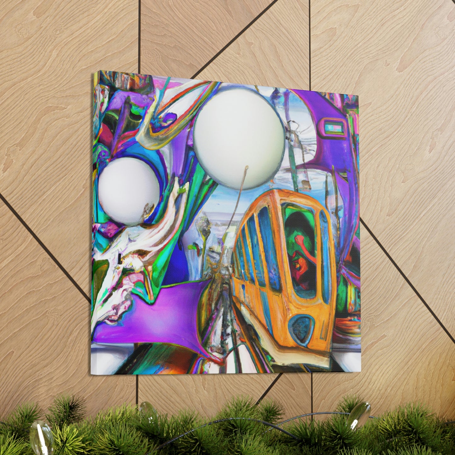 "Tram of Surreal Dream" - Canvas