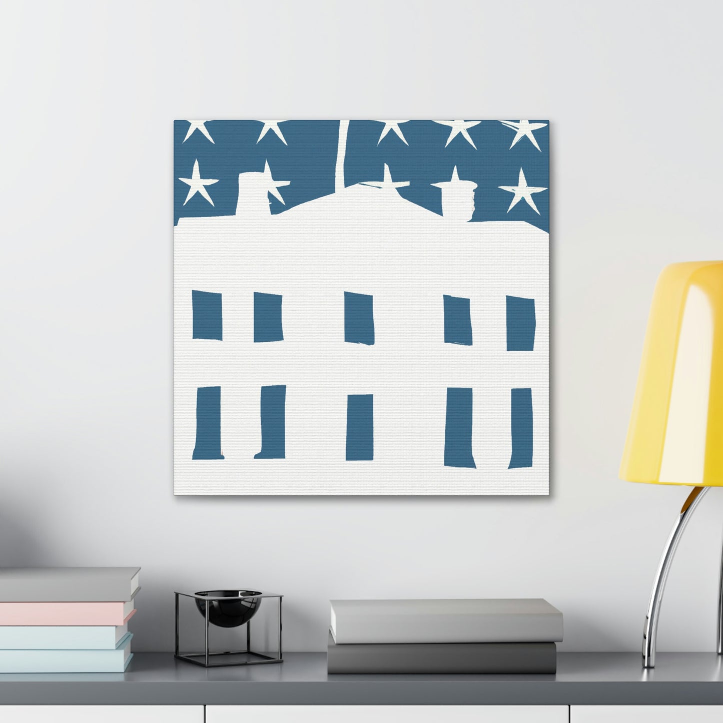 "White House Simplicity" - Canvas