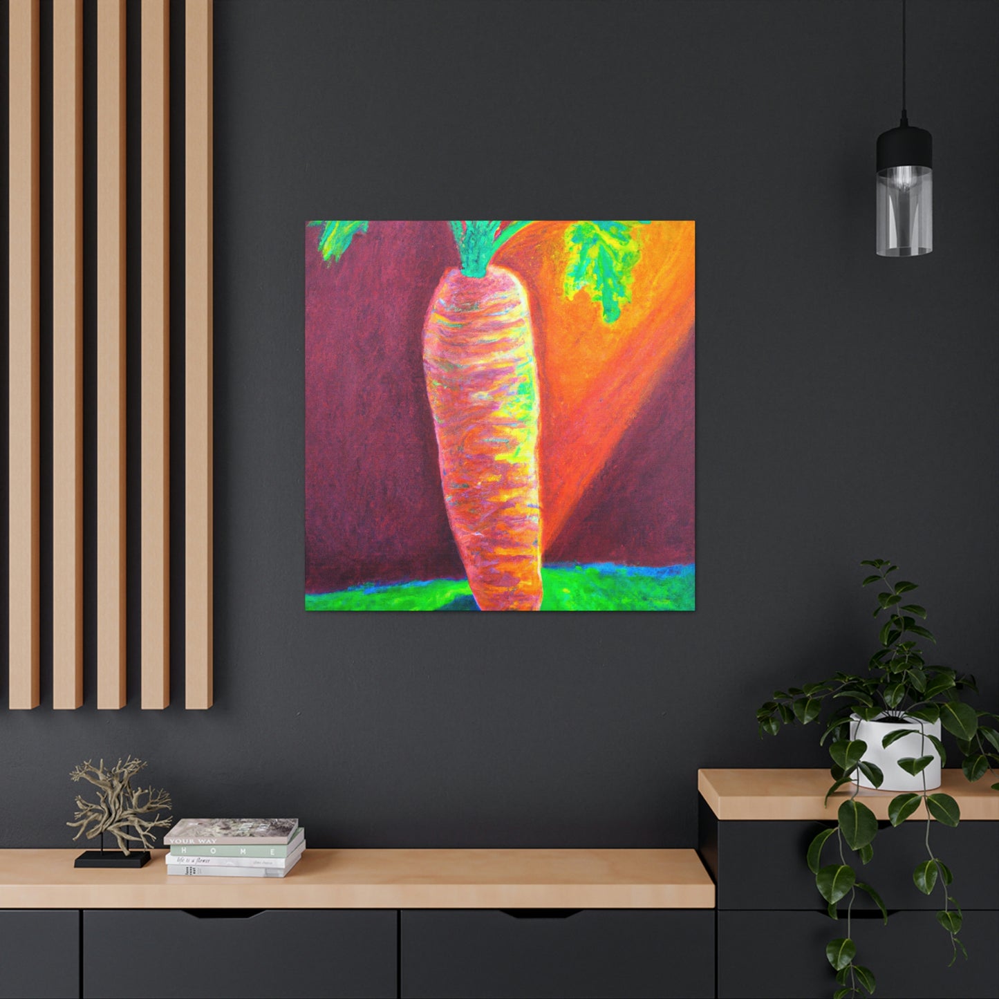 A Carrot's Dreamscape - Canvas