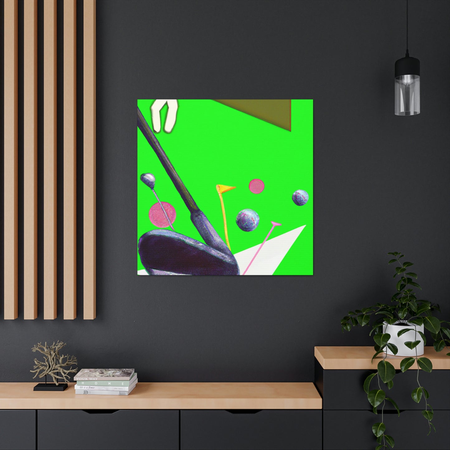 Golfing in Dreams - Canvas