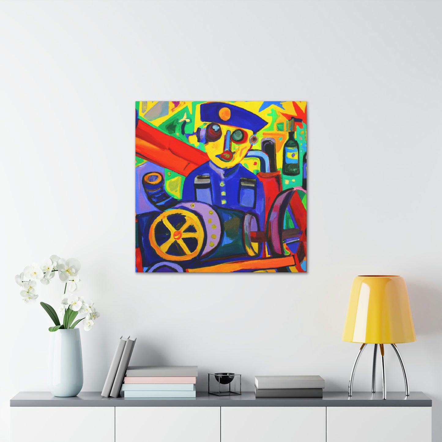 Mechanic in Flamboyance - Canvas