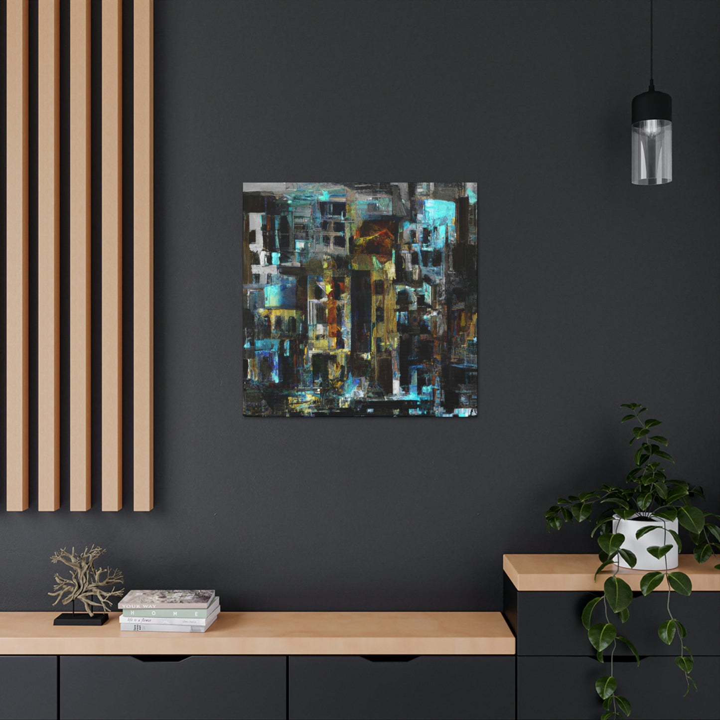 Neoclassic Expressionist Splendor - Canvas